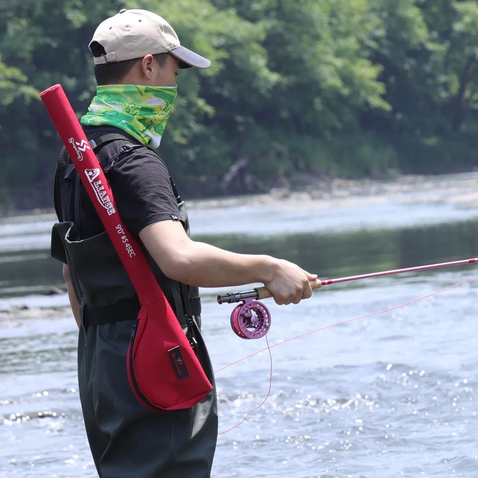 Sougayilang Fishing Rod Reel Tackle Bag Fly Fishing Rod Accessories Bag  Fishing Bag Waterproof Sports Outdoors Bag