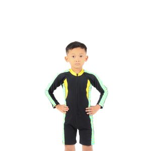 DARTFIT Baju Renang Anak usia 4-7 tahun motif lucu bahan melar tangan panjang