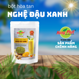 Bột Hòa Tan Nghệ Đậu Xanh Gói 200g - Thương  Hùng Phát