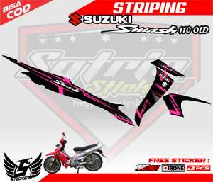 STRIPING VARIASI MOTOR SUZUKI SMASH 110 OLD / STICKER LIST VARIASI SMASH OLD