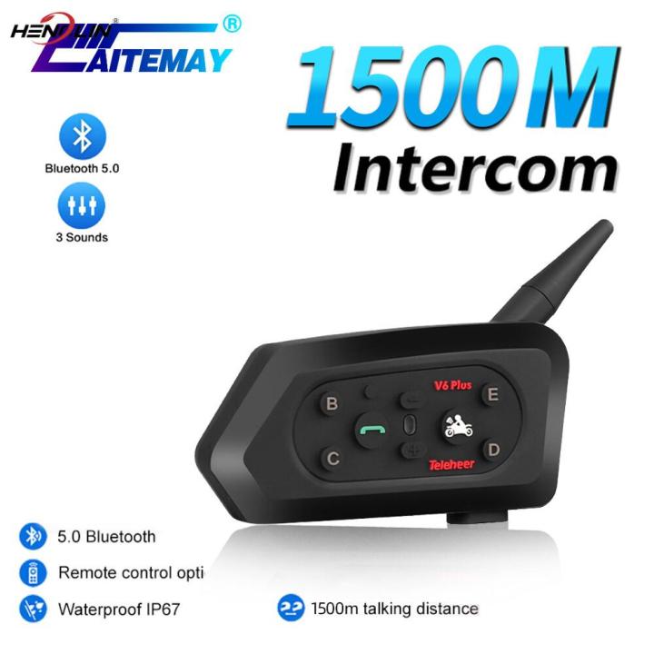 Jual Intercom GEARELEC V6 Pro Bluetooth 800m Intercom Headset Vnetphone Helm 6 Rider Helmet 850mah I.913824739 - View #9