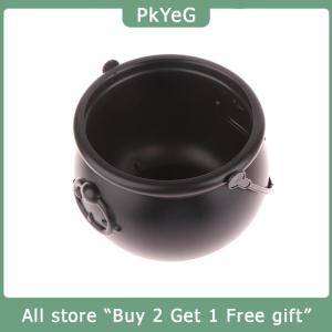 [COD] PkYeG KITCHEN Large Wizard Witch Cauldron Decoration Prop Halloween Irish Parties Table Centerpieces Candy Holder Table Halloween Decorations