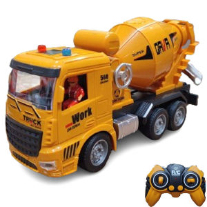 Mainan Mobil Mixer Molen Truk Truck RC Remote Remot kontrol Control Truck Truk Mixer Molen Konstruksi Mainan Alat Berat Mixer Molen Truck RC HADIAH KADO ULANG TAHUN ANAK LAKI LAKI