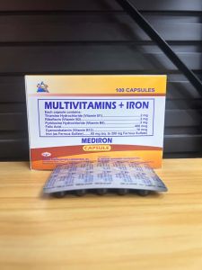 Mediron Multivitamins + Iron Capsule 100 Capsules