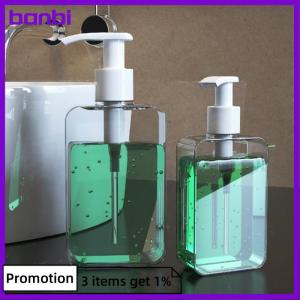banbi Transparent Square Soap Dispenser Countertop Lotion Bottle With Pump Bathroom Lotion Liquid Soap Dispenser Refillable Emp