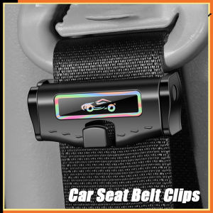 2pcsCar Adjustment Safety Belt Protection Clip Car Seat Belt Limiter Car Seat Belt Fixing Clip Auto Interior Accessories