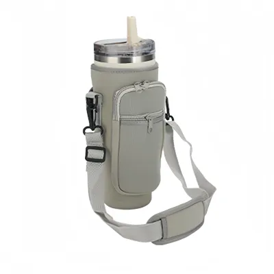 Water Bottle Carrier Bag Universal Tumbler with Handle Water Bottle Holder Water Cup Cover with Adjustable Shoulder Strap