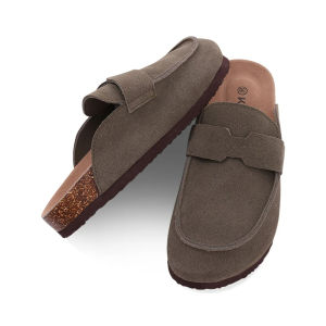Women Clogs Slippers Classic Fashion Cork Suede Mules Antislip Slippers Fashion Outside Shoes With Arch Support