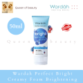 Wardah perfect bright creamy foam brightening. 