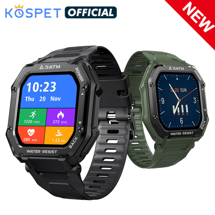 KOSPET ROCK Rugged Sports Smartwatch ATM Waterproof Shockproof