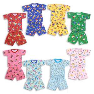 Setelan Anak Laki-Laki dan Perempuan Karakter Lucu