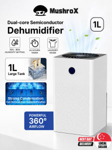 ✅【SG】Mini Dehumidifier | Portable Quiet 1L Water Tank Auto Shut-Off | Home Moisture Absorber Air Dryer | Small Dehumidifier for Bedroom Bathroom Wardrobe Closet Office Basement | Low Noise Energy Saving Indoor Humidity Control