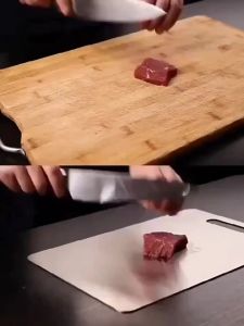 304 Stainless Steel Chopping Board Titanium Double-sided Food Grade Thickened Cutting Board