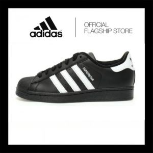 ORI Adidas Superstar 2Black White Non-slip Waterproofing Leisure Shoes Shell Toe