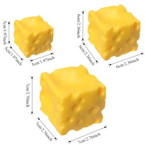 Giant Cheese Squeeze Toy Extra Large Size Cheese Squishy Fidget Toys Slow Rebound Shapeable Venting Ball for Adults Gifts