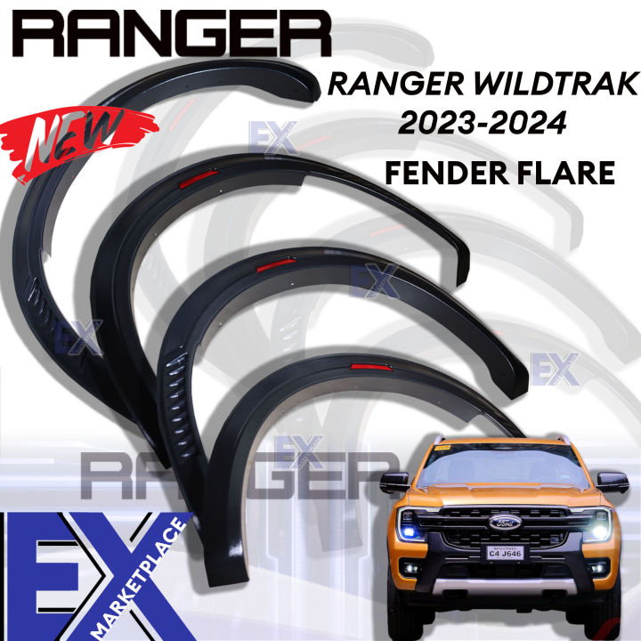 Ford Next-Gen Ranger 2023 to 2024 Wildtrak / Sport Slim Wheel Fender ...