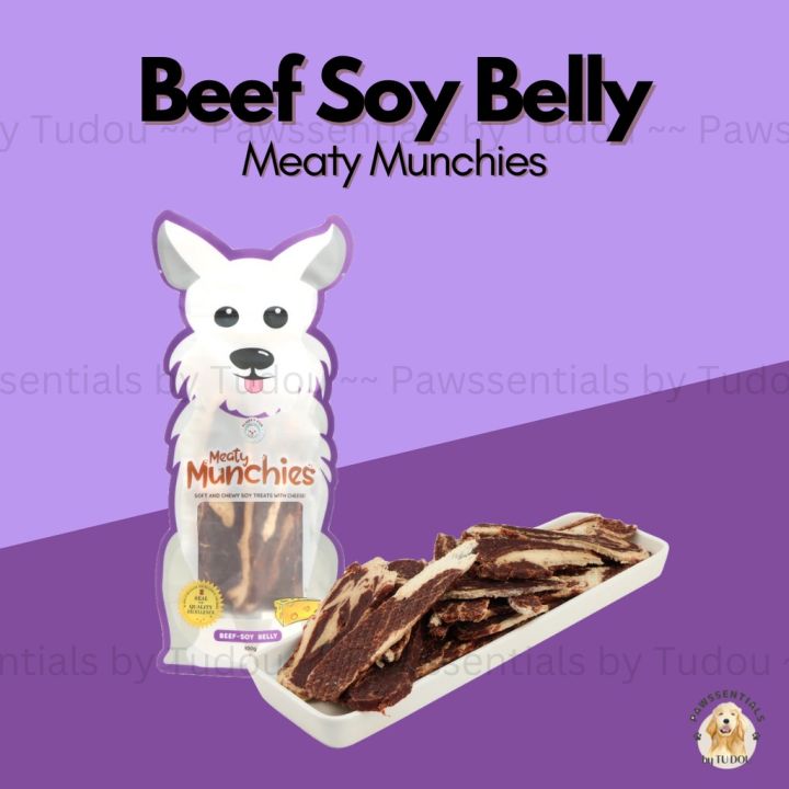 Beef Soy Belly Meaty Munchies 100G Soft And Chewy Dog Photo Inspiration