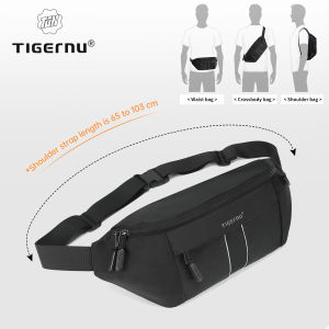 TIGERNU 81012 Lightweight Resistant Wear Fashion Crossbody Shoulder bag Waist bag Fit 8.3inch tablet