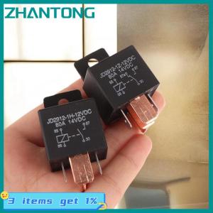 ZHANTONG 1 Set Head Light Air Conditioner Motorcycles DC12V DC24V Relay 80A 4 5 Pin Waterproof Automotive Relay With Wired Socket