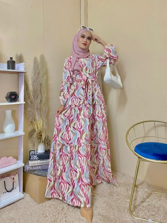 RINDU MAXI DRESS LONG GOWN | RINDU DRESS KEMBANG MUSLIMAH OOTD HIJABISTA STYLISH Checked & Geometric Pattern Dress Cute & Sweet Hijabista Style - Lazada | Lazada RINDU MAXI DRESS LONG GOWN | RINDU DRESS KEMBANG MUSLIMAH OOTD HIJABISTA STYLISH Checked & Geometric Pattern Dress Cute & Sweet Hijabista Style - Lazada | Lazada