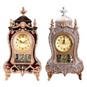 Vintage Decorative Tabletop Clock Automatic Musical Chimes Hourly Classical Pendulum Farmhouses Home Mantels Decors