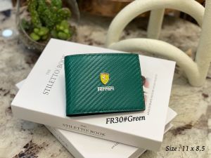 Dompet Lipat Pria Kulit Premium Free Box Motif Karbon
