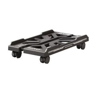 SWIFTTIDE Adjustable CPU Holder Mobile Scalable CPU Stand Universal with Caster Wheels CPU Tower Holder Home/Gaming/Office