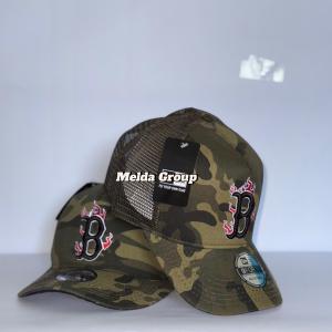 Topi Jaring Corduroy Trucker Hat Broken White Army