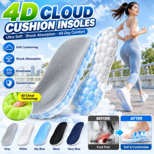 Soft Sports Insoles Breathable Shock Absorbing Sweat Absorbent Anti Odor Shoe Insoles All Season Comfortable Shoe Pads