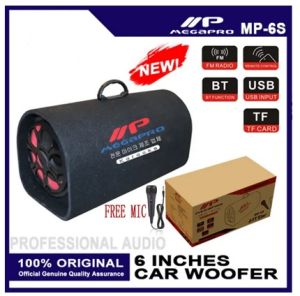 6 Inch Car Woofer Bluetooth Speaker USB TF card AUX player Wireless Bluetooth Super Bass Speaker Motorcycles car speaker Fired mic MP-6S