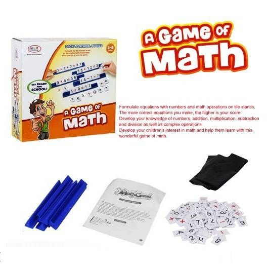 เกมเสริมทักษะด้านคณิตศาสตร์ A game of Math เล่นแนวเดียวกับ Scrabble ...