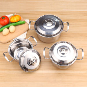 Stainless Steel Cookware Set With S/S Handle 16/18/20cm 6pcs
