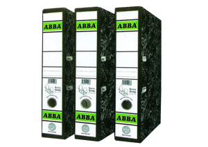 ABBA Lever Arch File 404 Silver 3" - 1 PC