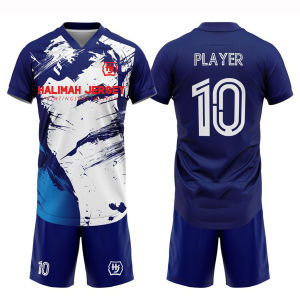 Setelan dan atasan jersey Sepakbola & Futsal 23 Fullprinting sublimation size M L XL XXL