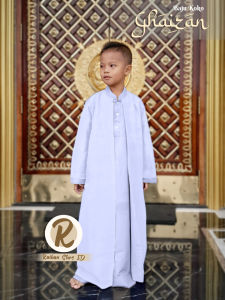 Raihan Store  Jubah Anak Laki Laki Model Gaizhan Usia 1 Sampai 13 Tahun Jubah Anak Jubah Anak Terbaru 2022 Baju Gamis Anak Laki Laki Baju koko anak laki laki Baju koko anak Rainan Bahan Adem dan Harga Terjangkau