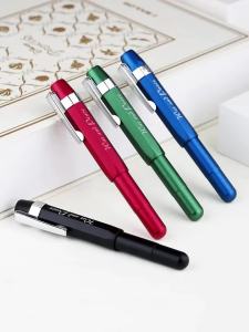 MAJOHN Alpha All Copper Vintage Travel Short Ink Fountain PenEF/F/Bent Nib Aluminum Alloy School Office Pocket Writing Gift Pen2026