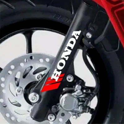 Honda Front Suspension Sticker for Motorcycle Vinyl Honda Decals Motorcycle Sticker Waterproof Design