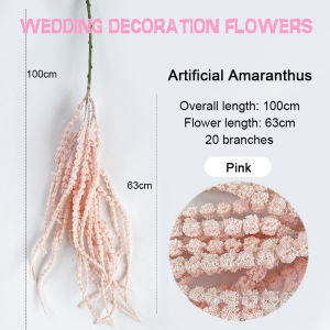 Lifelike Rice Pearl Artificial Flowers Hanging Strands for Wedding Decor Party Centerpiece Home Garden DIY