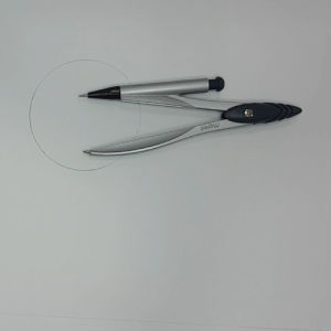 Maped Universal Study Metal Compass for Math & Geometry Drawing with Built-In 0.5mm Mechanical Pencil