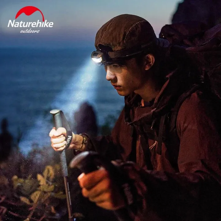 Naturehike%20LED%20Headlamp%20Camping%20Hiking%20Headlight%20Ultralight%20Head%20Lamp%20Light%204%20Modes%20Flashlight%20SOS%20Emergency%20Red%20Light%2060%C2%B0%20Adjustable%20IP66%20Waterproof%202%20AAA%20Battery%20Nature%20Hike%20-%20Image%203