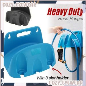 Heavy Duty Hose Hanger Pipes Reel Style Holder Wall Mounted Fence Tap Garden Watering Irrigation Garden Hose Set