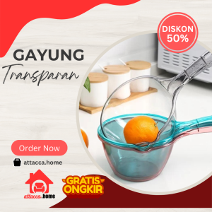 Gayung Air Mandi Transparan Murah Tebal Aesthetic Jumbo Unik Anti Pecah Bening Tempat Sabun
