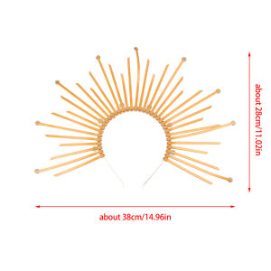 [fenggongshuode] Fine Crowns Party Halloween Costume Goddess Headwear Witch Dress Hair Accessories