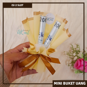 BUKET UANG MINI BUKET UANG KOSONGAN ROLL MONEY BOUQUET FREE PACKING BOX