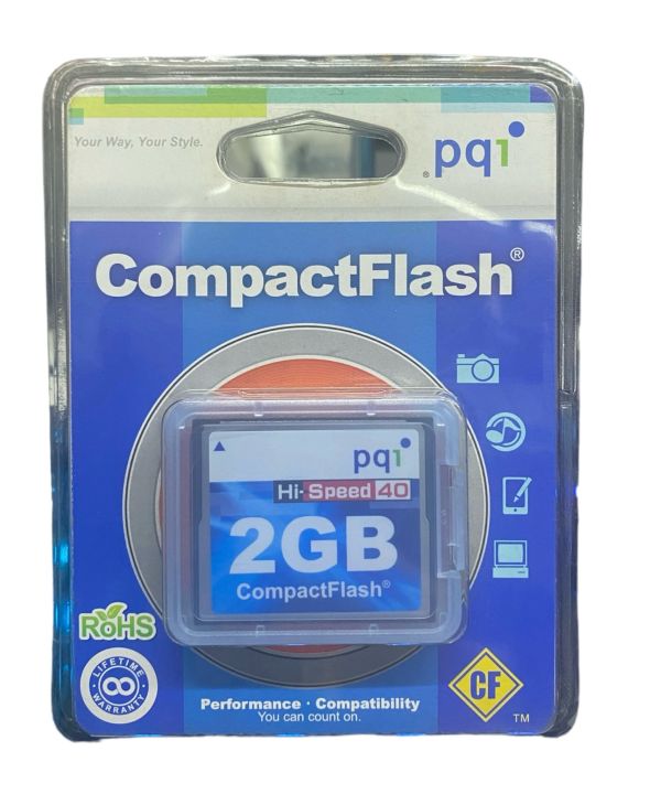 PQI 2GB Hi Speed 40 CF Compact Flash Camera Memory Card | Lazada PH