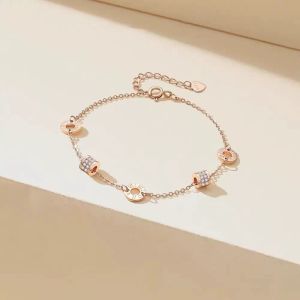 【Booyo】<罗马转运手链>守护财富转运 Small Waist Bracelet for Women Korean Style Rose Gold Bracelet Fashion Accessories