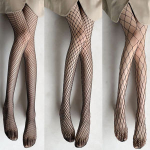 One Shoes ตาข่าย Fishnet Pantyhose ผู้หญิงฤดูร้อนถุงน่องสีดำบางยุโรปและอเมริการองเท้าส้นสูงถุงน่องสีดำอินเทอร์เน็ตคนดัง Pantyhose