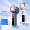 Quạt Cầm Tay Có Sò Lạnh - Pin 4.000mAh, Gió Turbo Mạnh, Gấp Gọn, Quạt Mini Sò Lạnh. 