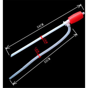 Manual Oil Pump Siphon Transfer Gas Oil Pump Syphon Tube Hand Fuel Pump Plastic Liquid Oil Pump Corrosion Resisting