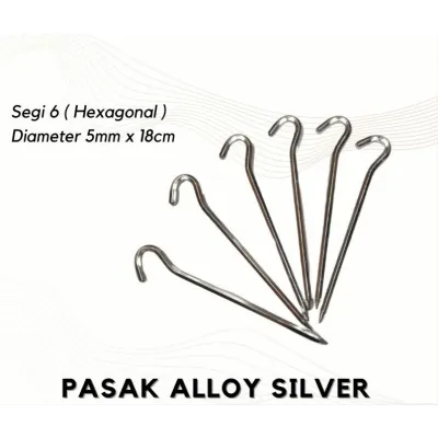 PASAK TENDA ALUMUNIUM ALLOY PASAK TENDA CAMPING OUTDOOR GUNUNG HIKING GREAT OUTDOOR